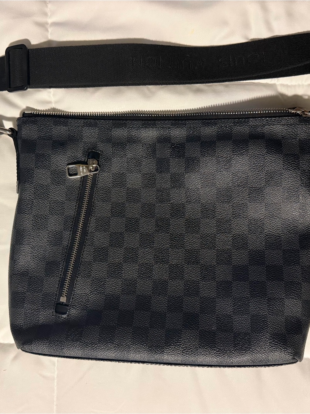 Louis Vuitton Black Damier Graphite Crossbody Bag